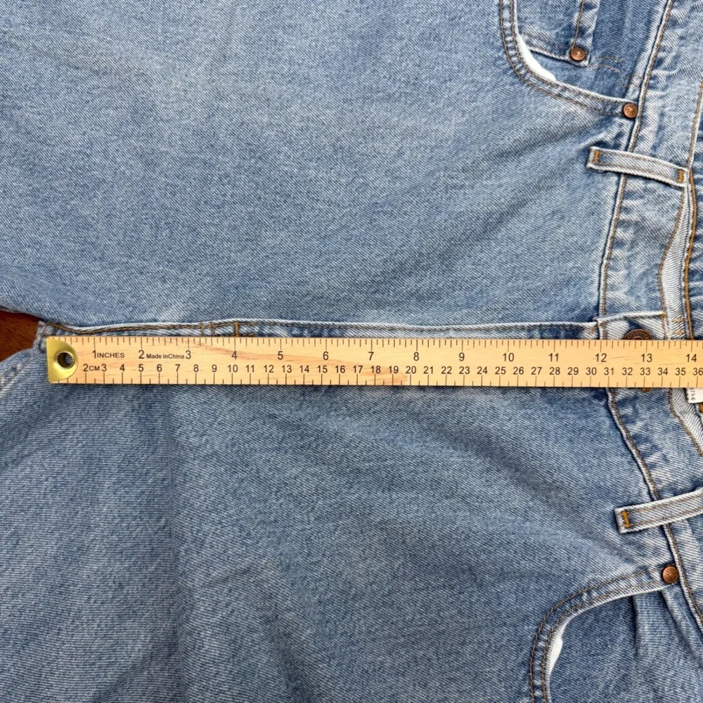 Levis 545 Loose Fit Jeans Mens 42x32 Blue Vintage 90s Brown Tab Denim Pants 545